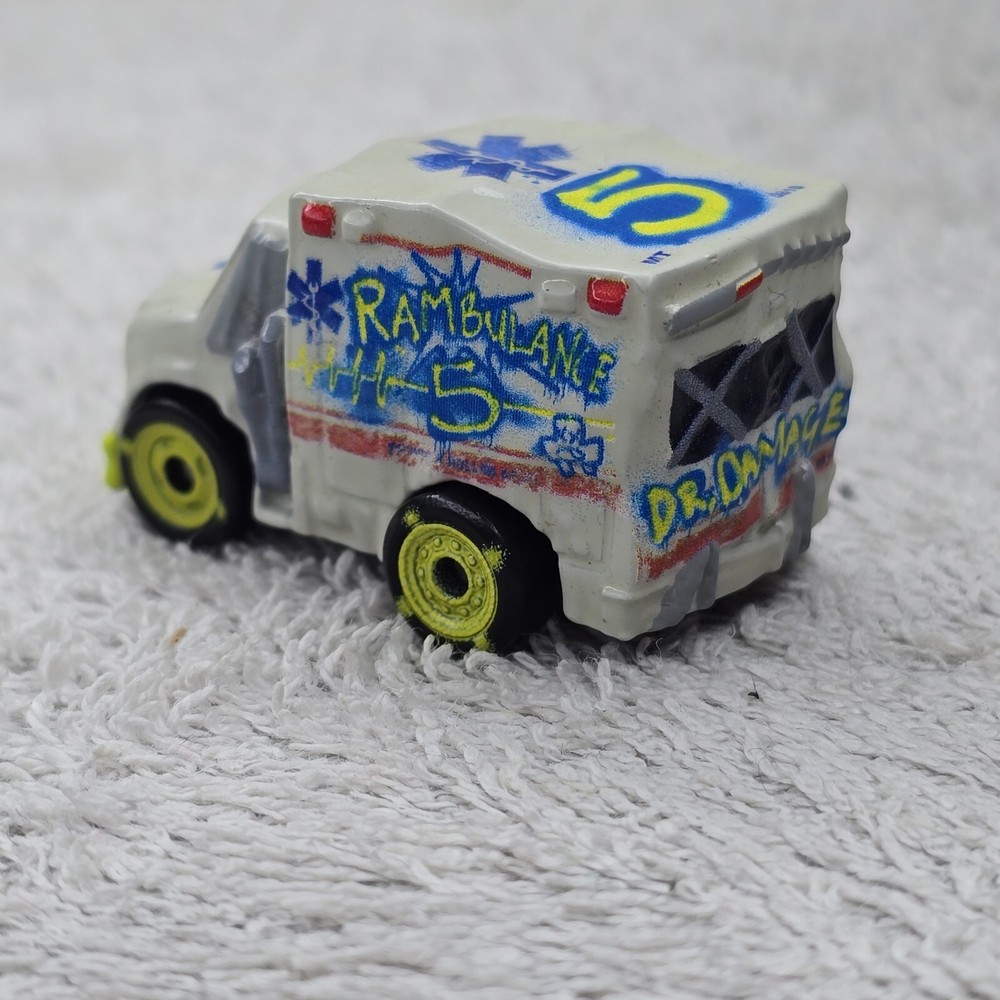 Disney Pixar Cars Diecast Mini Racers Dr Damage Ambulance Truck Toy Car Vehicle