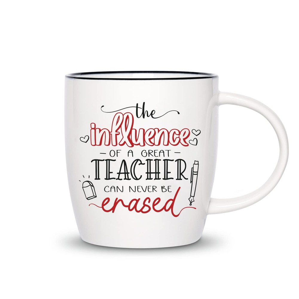 CARAKNOTS Teacher Gifts Teacher Mug Teacher Appreciation Gifts for Women Teac...