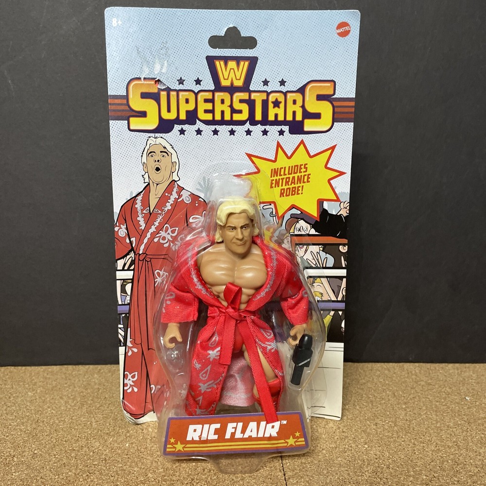 Mattel WWE 5-inch Retro Ric Flair Series 1 with Entrance Robe