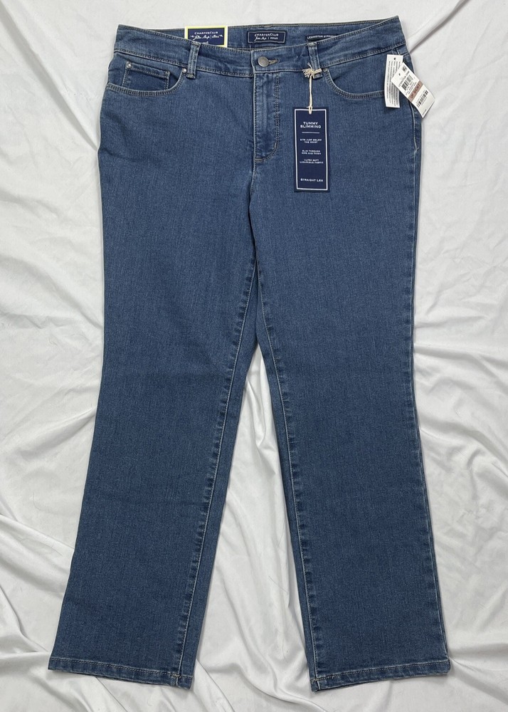 Charter Club Jeans Women's Petite Sz. 12P Short Lexington Straight Leg 10