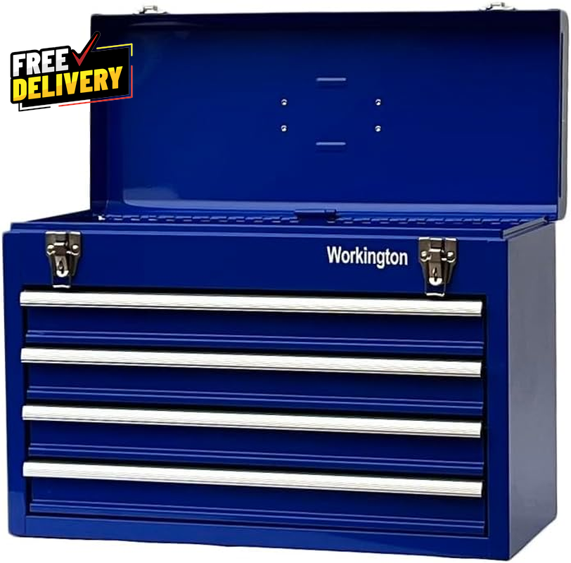 Portable Metal Tool Chest with 4 Drawers 20 4 Drawer Tool Chest Cabinet with ...