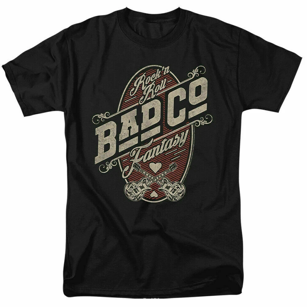 Bad Company Fantasy T Shirt Officially Rock Band Merchandise Black