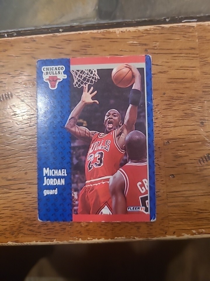1991 Fleer Michael Jordan Chicago Bulls #29 Basketball Card B1B2