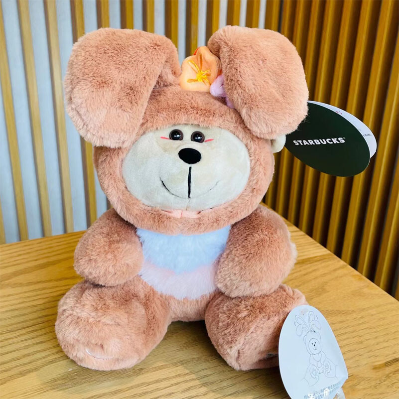 Starbucks 2023 Lunar New Year Rabbit Bearista Plush Toy for Kids
