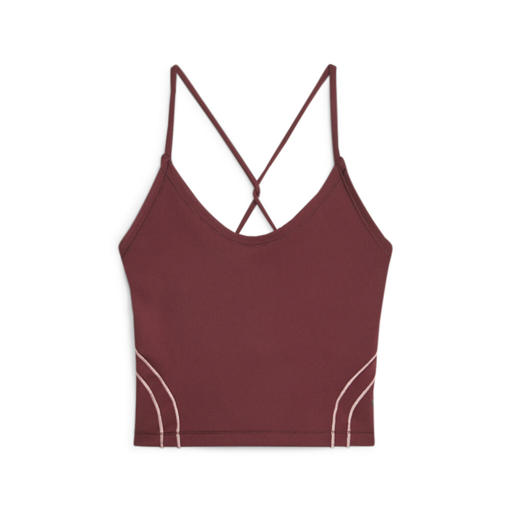 Puma Studio Ultrabare Crop Top Womens Red Casual  Athletic 52417522