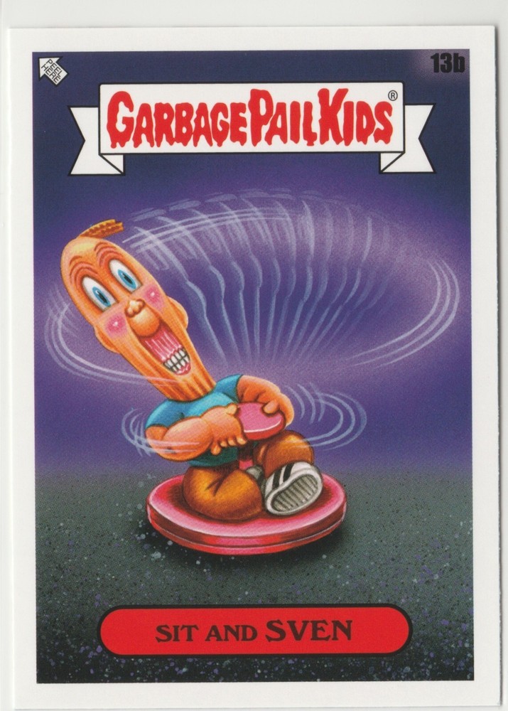 Sit and Sven GPK Kids At Play 2024 Series 13b Garbage Pail Kids Card