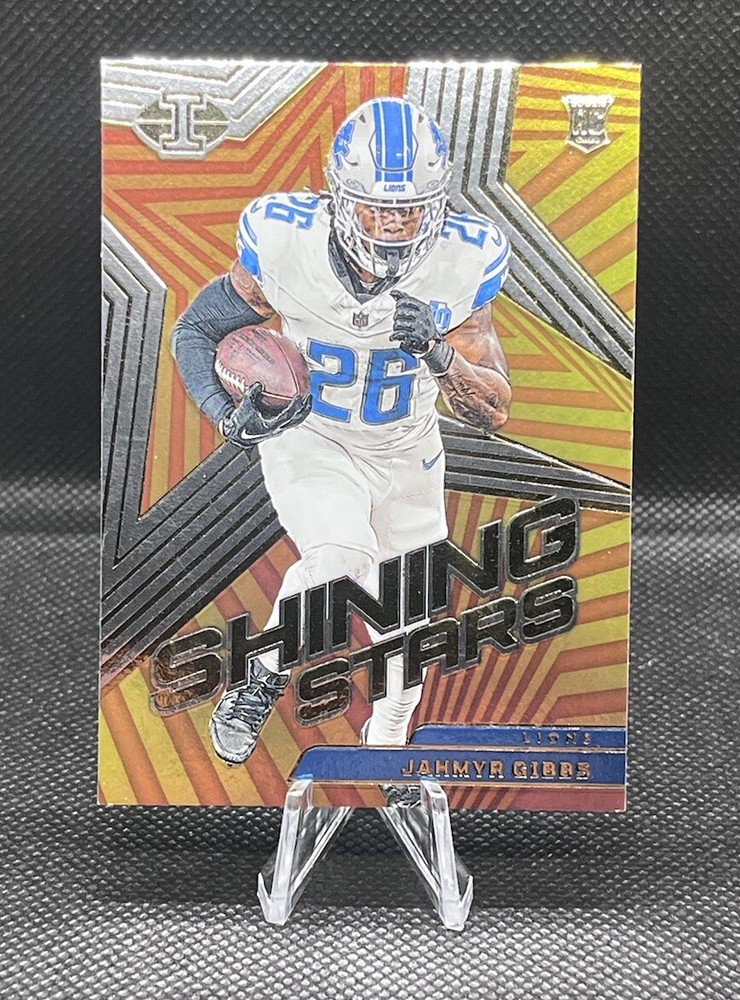 🚨🚨2023 Panini Illusions-Shining Stars #20 Jahmyr Gibbs (RC)🚨🚨