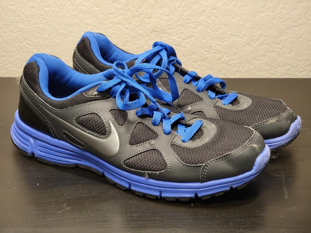 Nike Revolution 2  Athletic Shoes Mens Size 10.5 Black Sneakers 488183-010