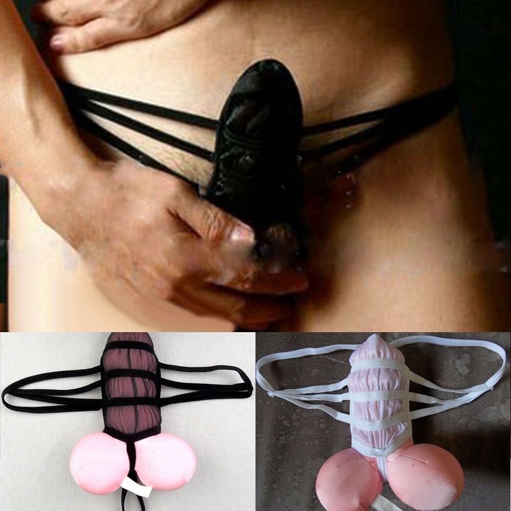 Men Stretchy Mesh Thong Underwear Bulge Pouch Micro Bikini Tanga T-back G-string