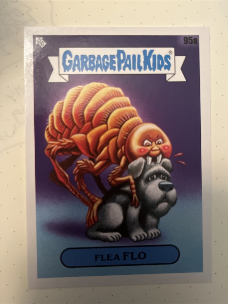 GPK Flea Flo 95A Joisey Mikes Bubs 2021 Topps Card with Clear Case