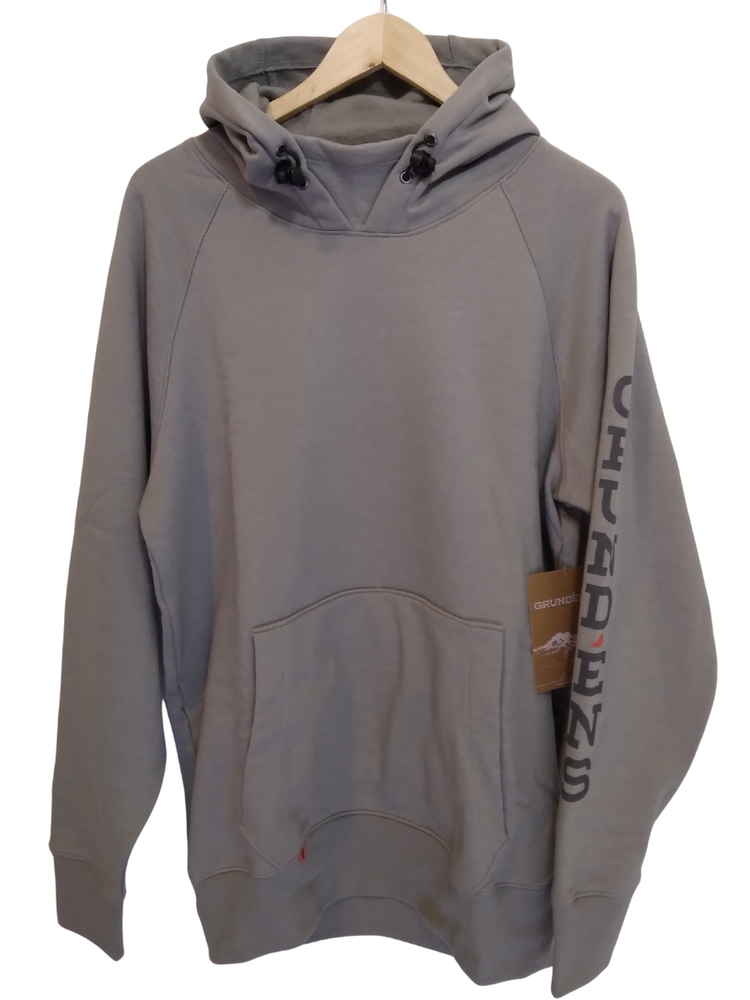 GRUNDENS DILLINGHAM TECH HOODIE - METAL HEATHER - MEDIUM