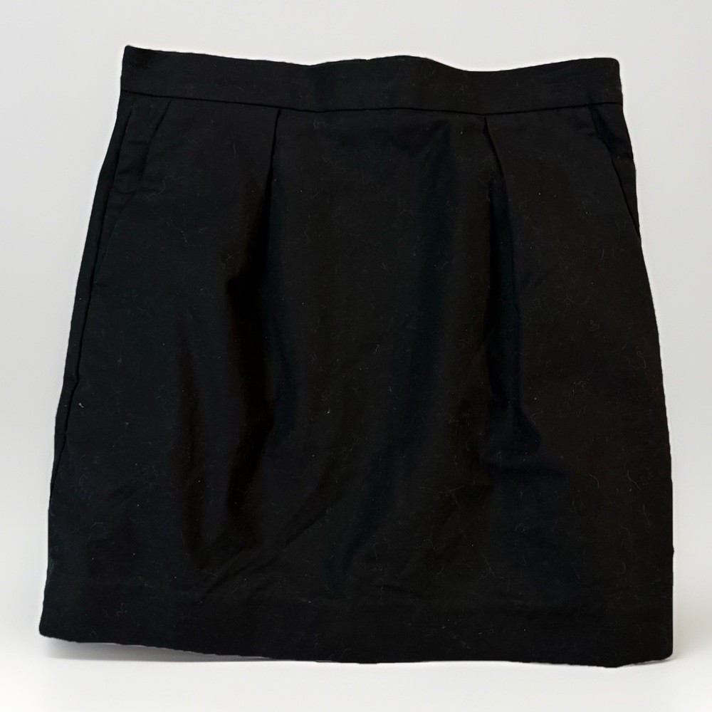 Gap Skirt Womens 8 Black Designed & Crafted Mini Short Length Pockets Cotton