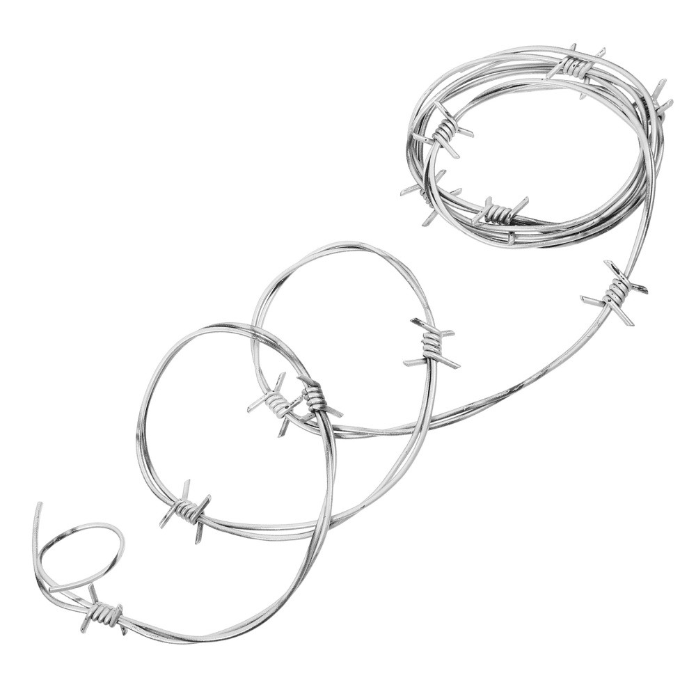 Barbed Wire Chain Props for Western Halloween Office Decor