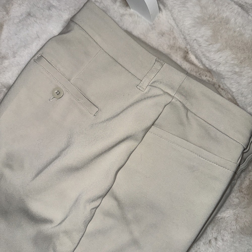 Christopher & Banks Womens Slimming Straight Khaki Pants Size 6 Beige