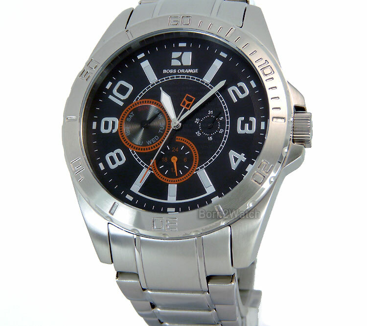 HUGO BOSS 1512836 MEN 'BOSS ORANGE' MULTIFUNCTION 46mm *SUPER CLEARANCE SALE*-image