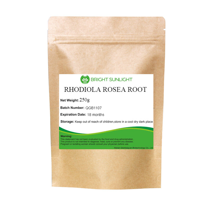 250g ORGANIC RHODIOLA ROSEA ROOT - HIGH GRADE WHOLE ROOT PIECES