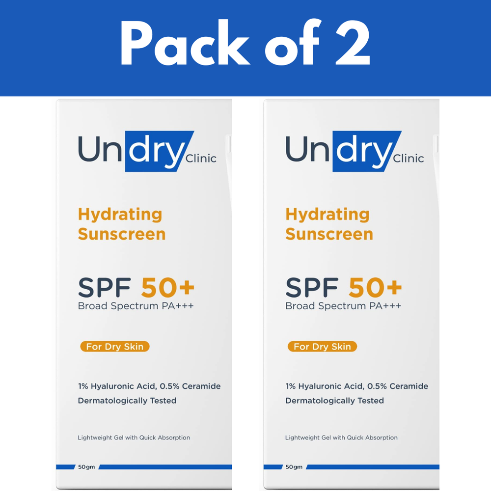 Hydrating Sunscreen SPF 50 PA++++ with HA & Ceramide for Men 50g