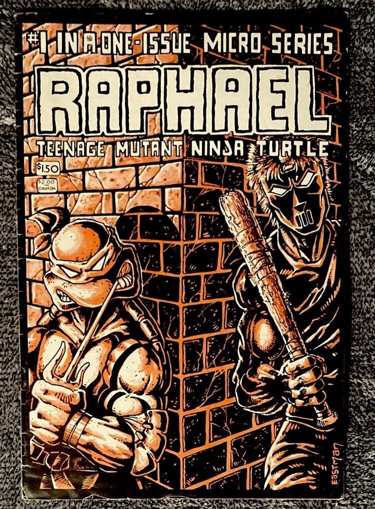 Teenage Mutant Ninja Turtles 1st Print Raphael Comic/Casey Jones 1st Appearance