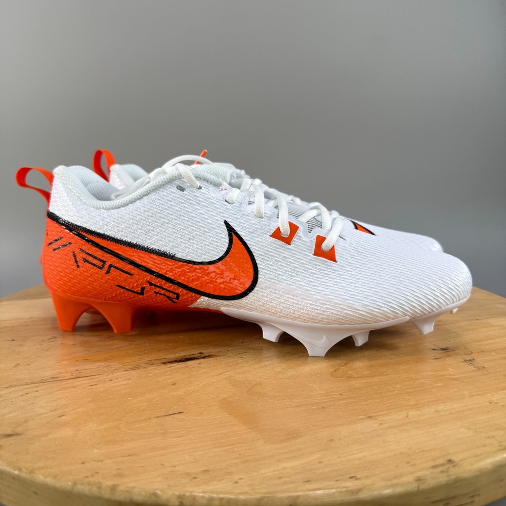 Nike Vapor Edge Speed 360 2 Men's Size 11 Football Cleats White Orange NEW