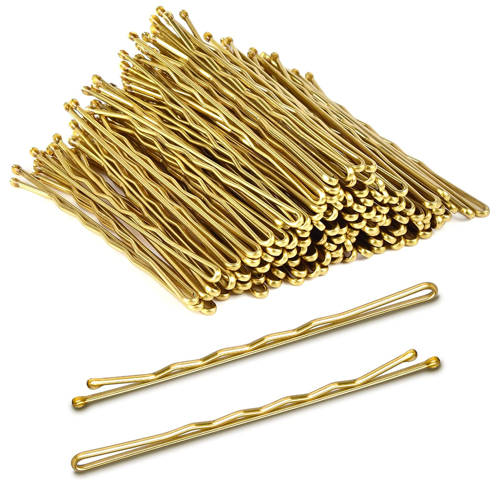 2.75 Inch Extra Long Bobby Pins for Thick Hair 120PCS Blonde Large Hairpins Women
