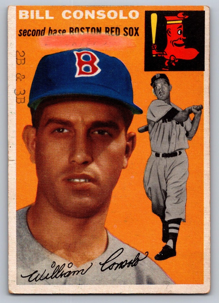 1954 Topps #195 Bill Consolo Boston Red Sox Rookie