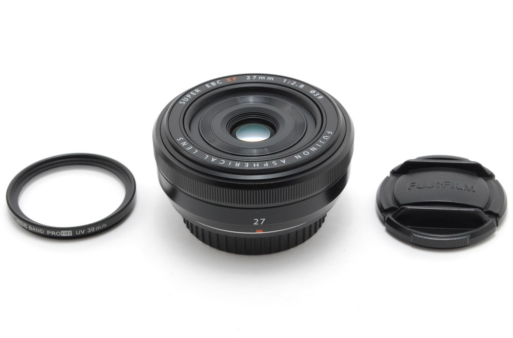 Fujifilm XF 27mm f/2.8 R WR Pancake Lens with Filter Mint Japan