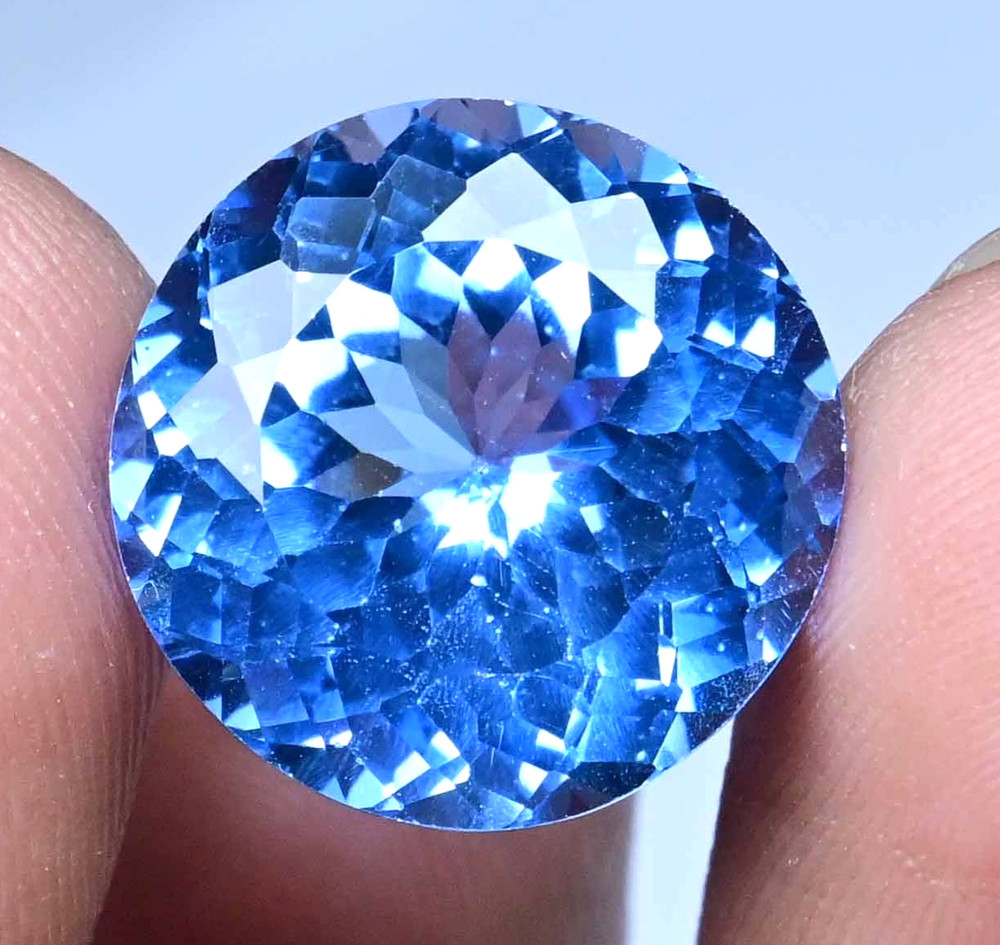 Natural Namibian Blue Jeremejevite 19.85 Ct Certified Stunning Loose Gemstone