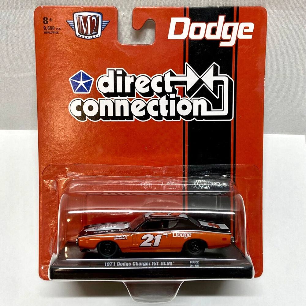 M2 Machines 1971 Dodge Charger R/T Hemi R82 Auto-Drivers 1:64 Direct Connection