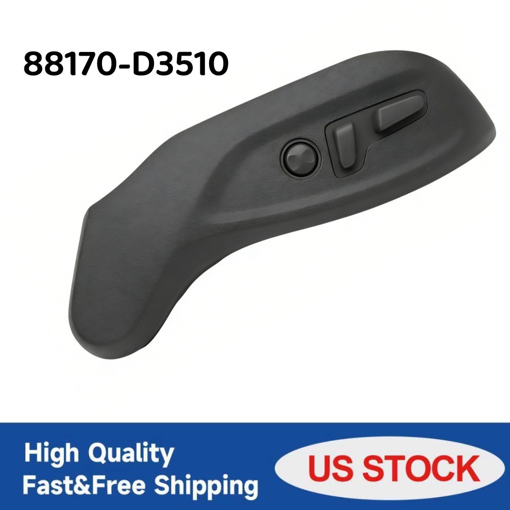 NEW Black Seat Power Switch Outer CoverLeft Driver Side For Tucson 2016-2021
