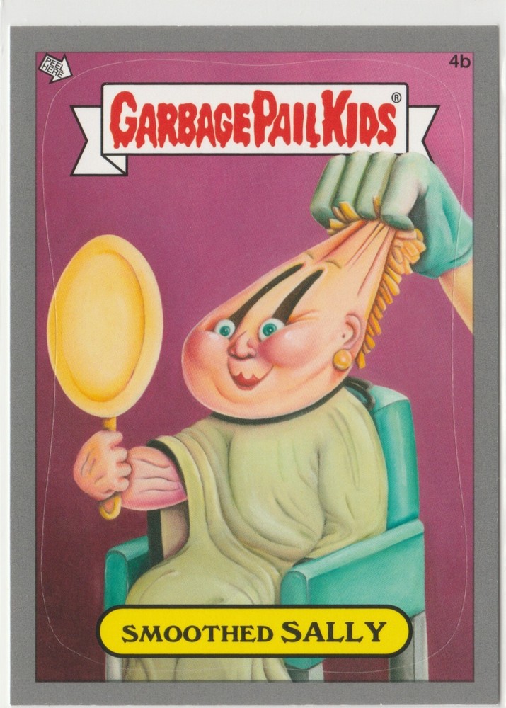 2012 GPK Smoothed Sally #4b Silver BNS1 Brand-New Series 1 Card