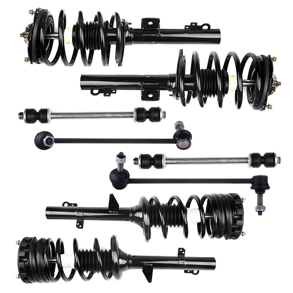 1996-2007 Ford Taurus Front Rear Suspension Kit with Struts Sway Bar Ball Joints Tie Rods  