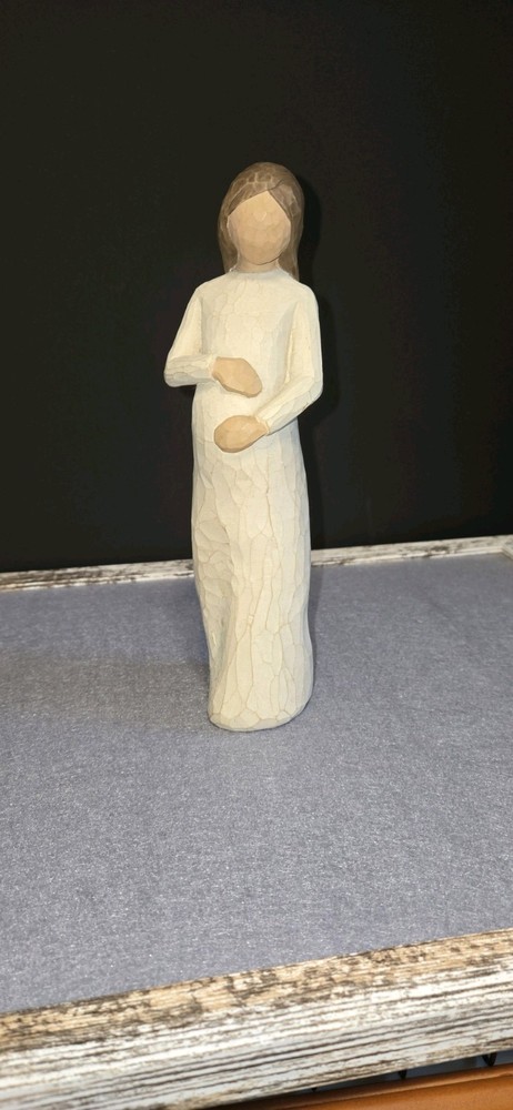 Willow Tree Cherish Pregnant Figurine 2002 Expecting Mom Susan Lordi Demdaco