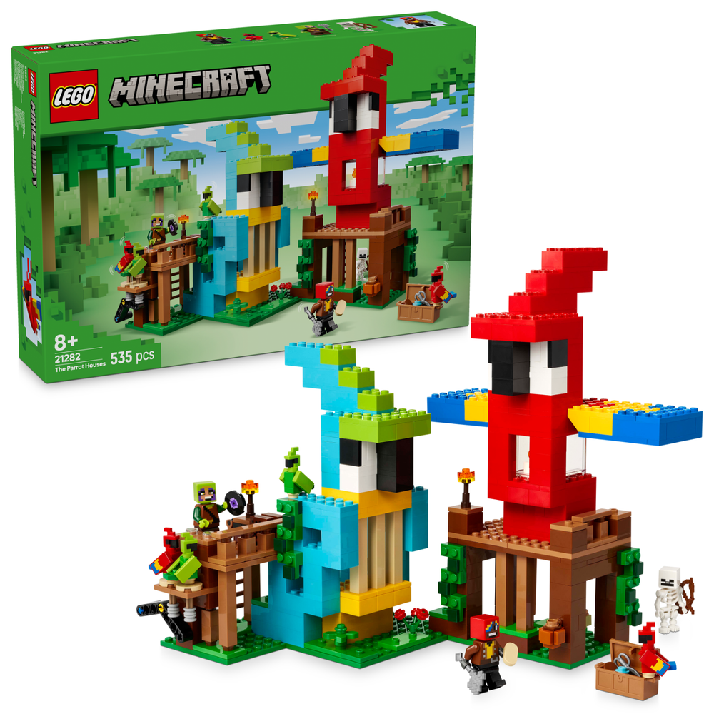 LEGO Minecraft: The Parrot Houses (21282) EXCLUSIVE!