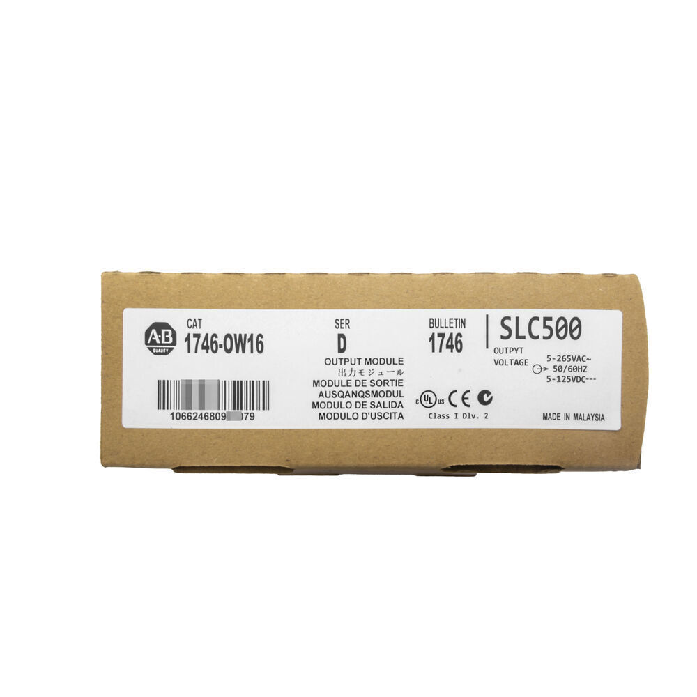 New Factory Sealed AB 1746-OW16 SLC 500 SerD Output Module 1746OW16