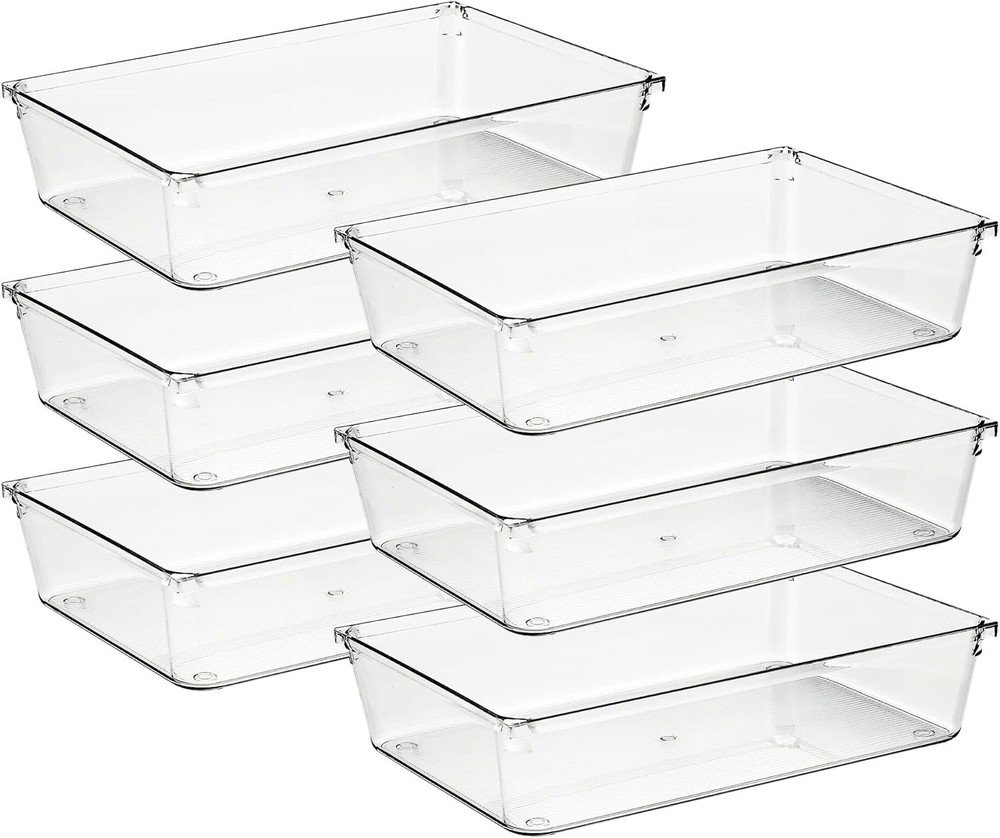 6 Pack Drawer Organizer - 6