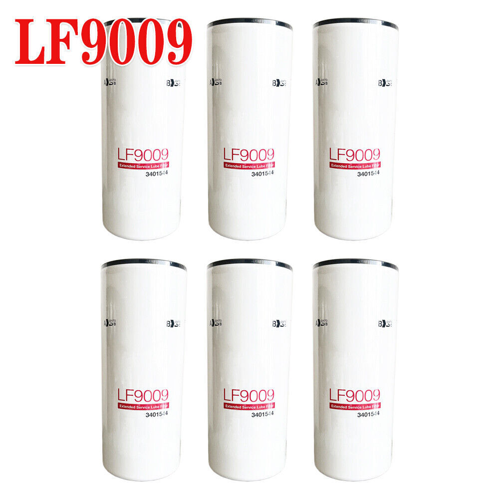 6 Oil Filters LF9009 for Cummins 3401544 - Fast US Shipping