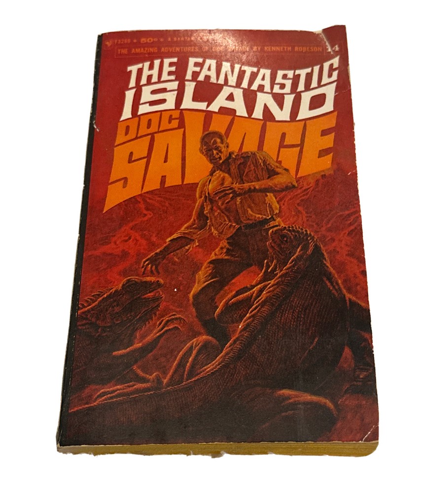 The Fantastic Island By Doc Savage Bantam Books 1966 VTG PB