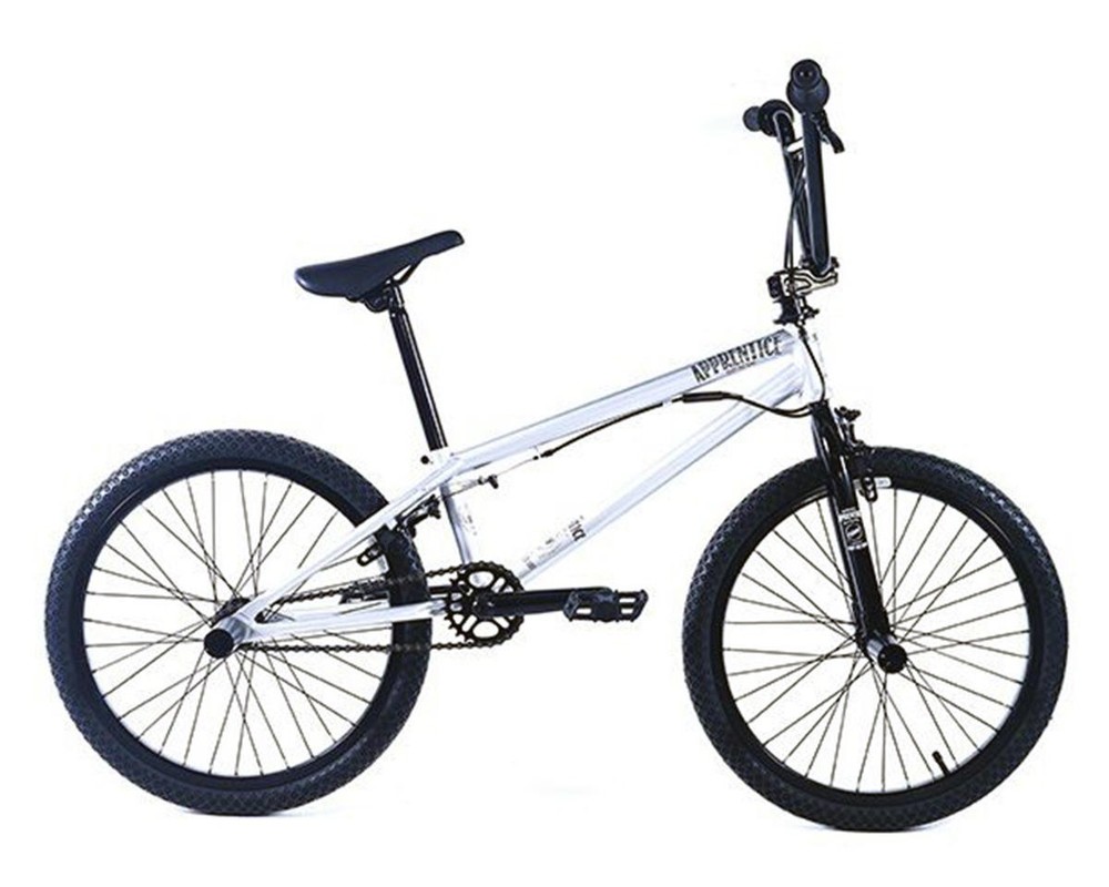 Colony Apprentice 20 Matte Apple Silver BMX Flatland Bike 18.9 Toptube