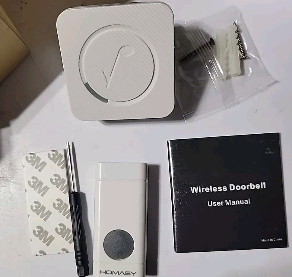 Homasy Wireless Smart Doorbell with Easy Installation