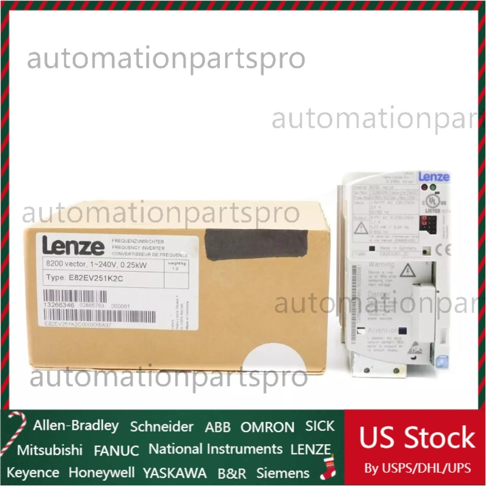 NEW LENZE INVERTER E82EV251K2C E82EV251_2C FREE EXPEDITED SHIPPING
