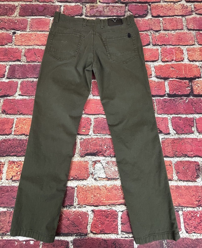 V 1969 Italia Abbigliamento Sportivo Versace Jeans Mens  36 X 32 Moto Distressed