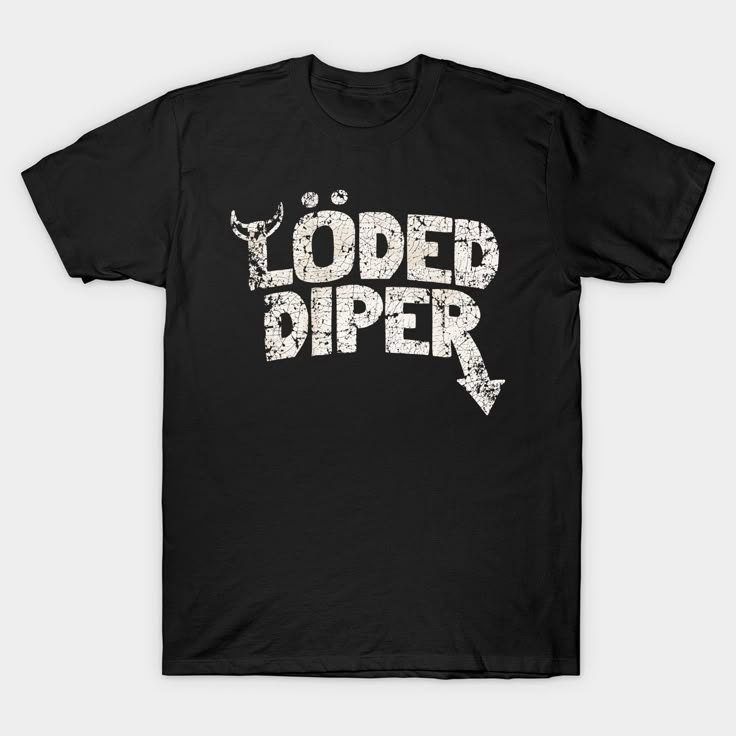 White Vintage Loded Diper T-shirt