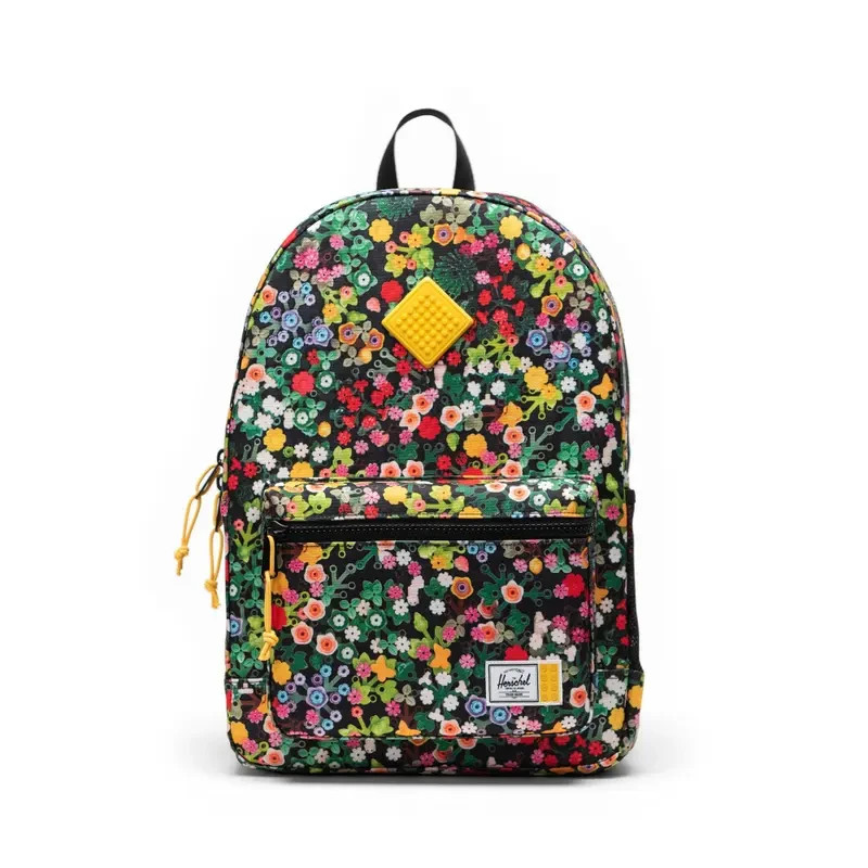 LEGO Herschel Heritage Youth Backpack Scavenger Hunt Meadow Blue-image
