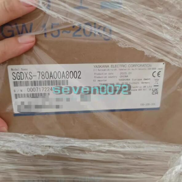 1PCS New Yaskawa SGDXS-780A00A8002 AC Servo Driver