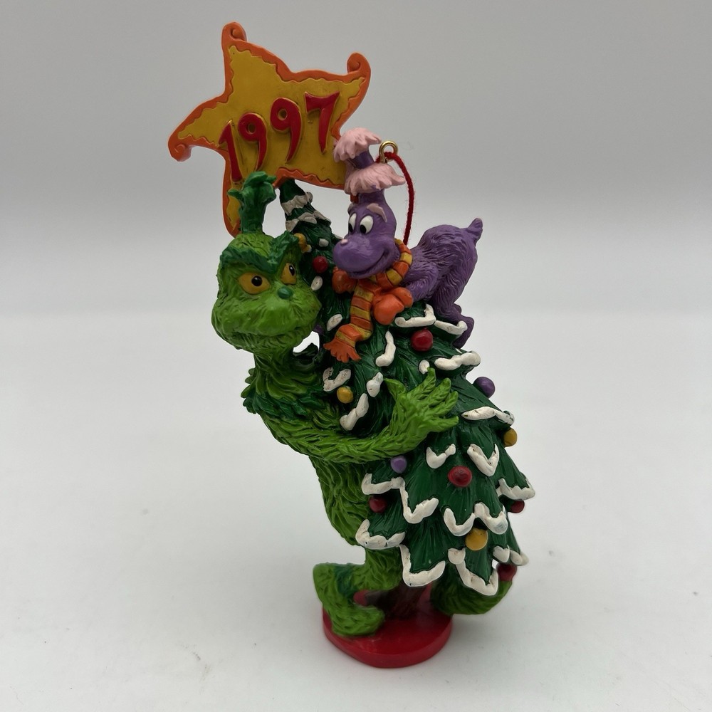 1997 Dr Seuss Grinch & Whozit Christmas Tree Ornament #18039