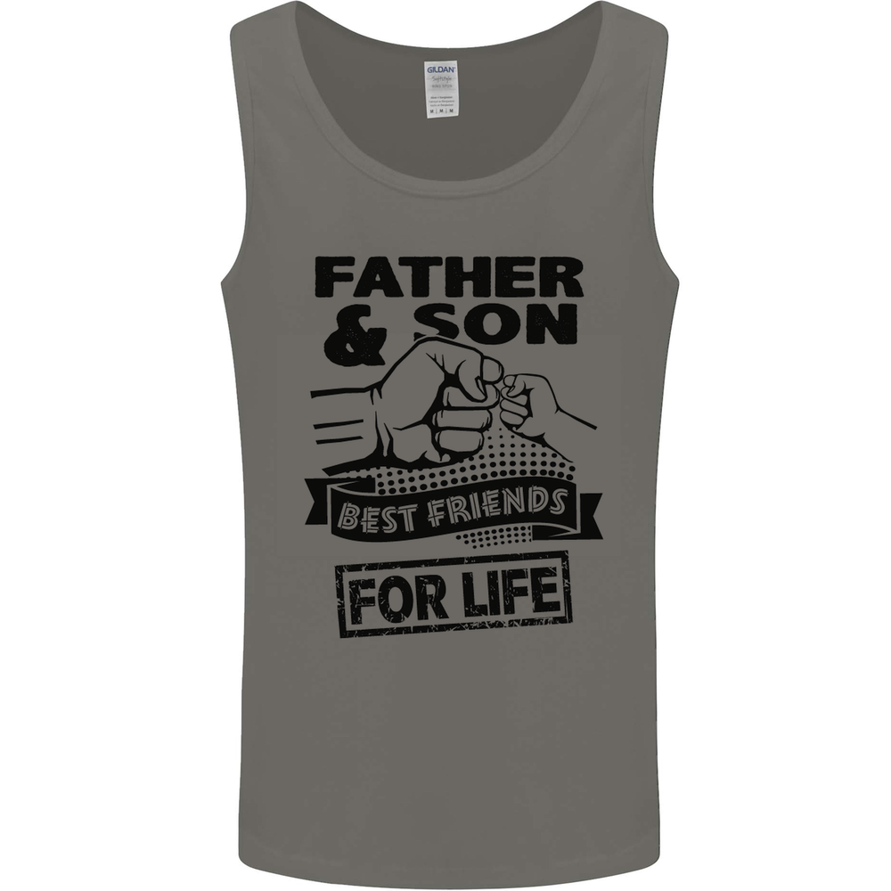 Father & Son Best Friends for Life Mens Vest Tank Top