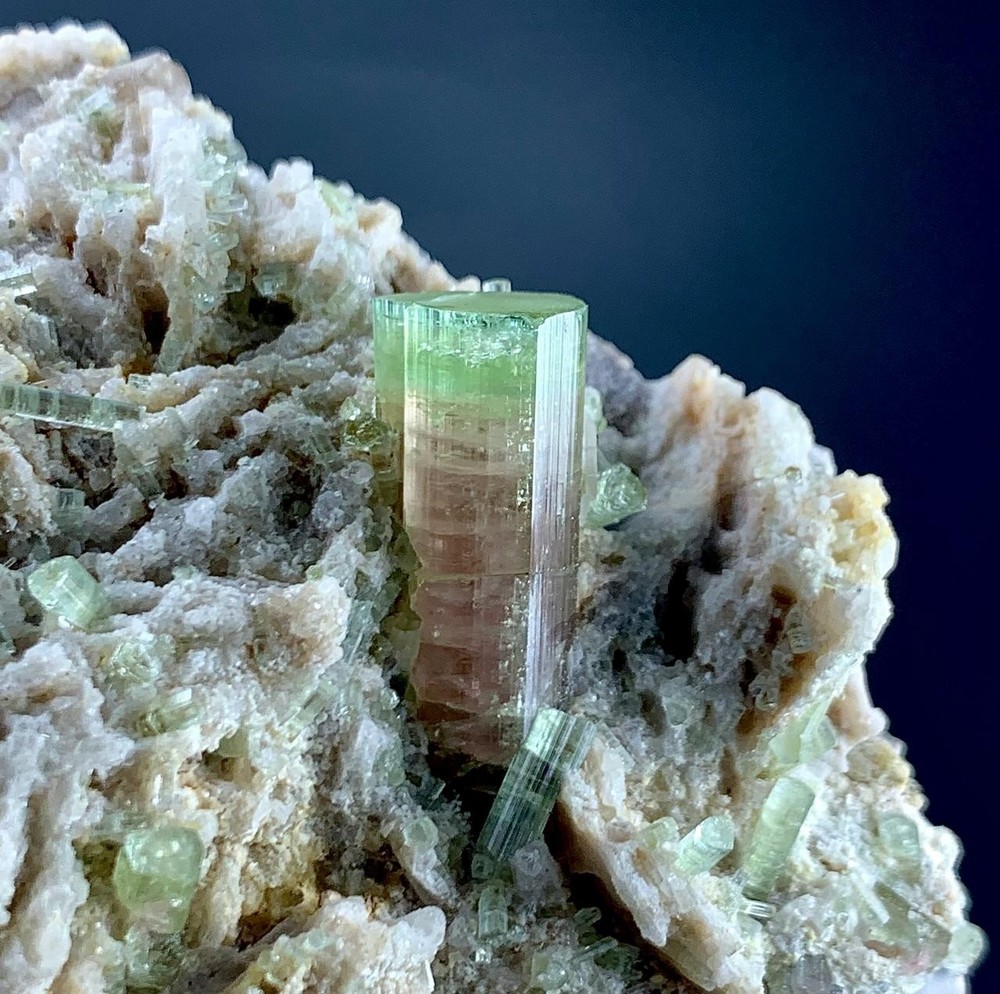 1710 Carat Watermelon Tourmaline Crystal Specimen from Afghanistan