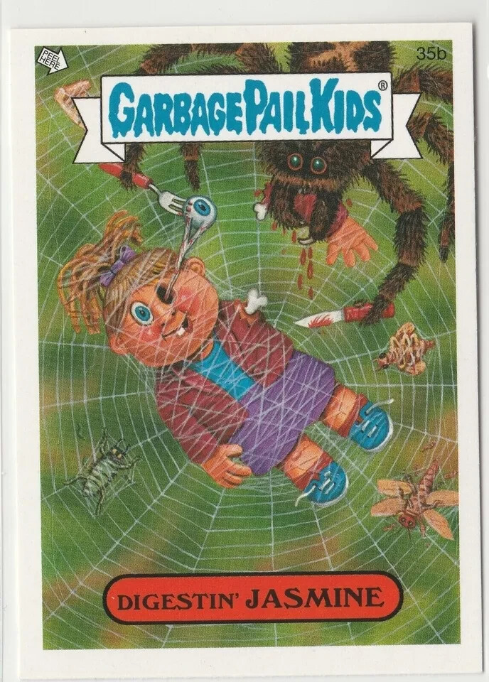 Digestin Jasmine 35b Garbage Pail Kids GPK 2007 ANS6 All-New Series 6