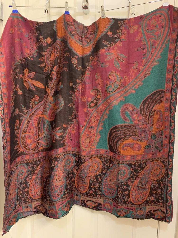 Luxury Double-Sided Cashmere Scarf for Women Style 637