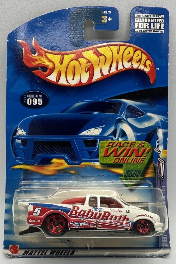 Hot Wheels Chevy Pro Stock Truck Baby Ruth Collector #095 Die-cast 1999
